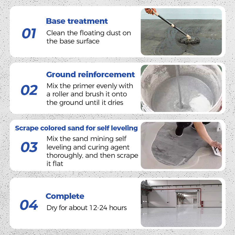 🔥HOT SALE🔥High-Gloss Marble Effect Epoxy Floor Coating