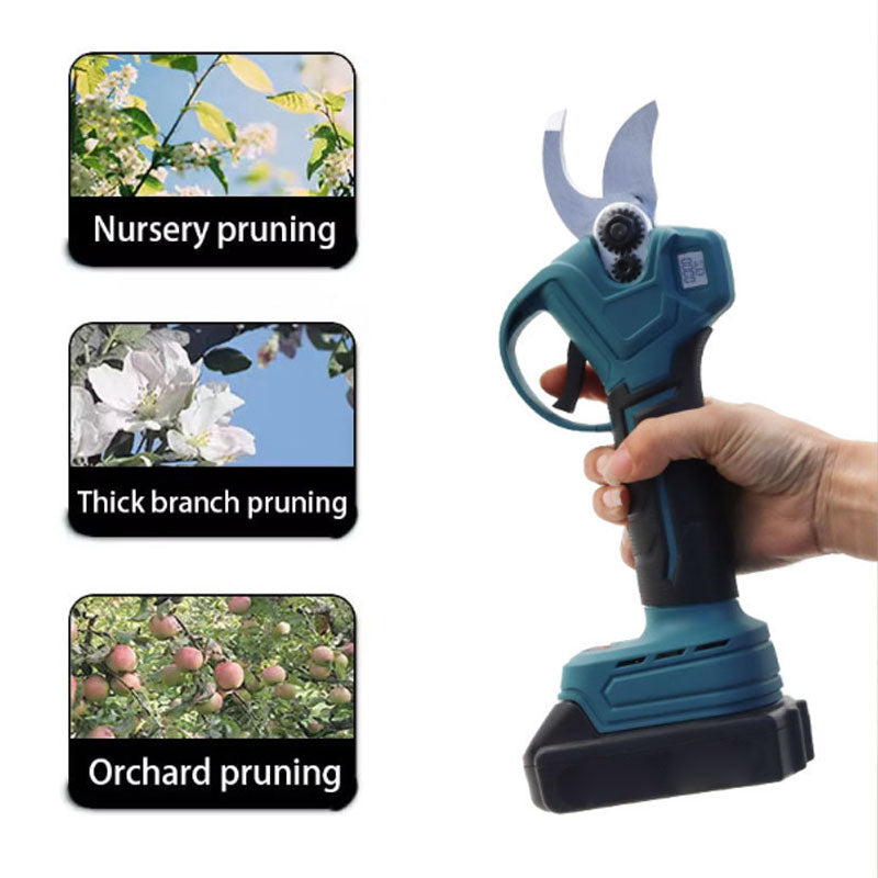 Cordless Lithium Electric Pruning Shears with LCD Display