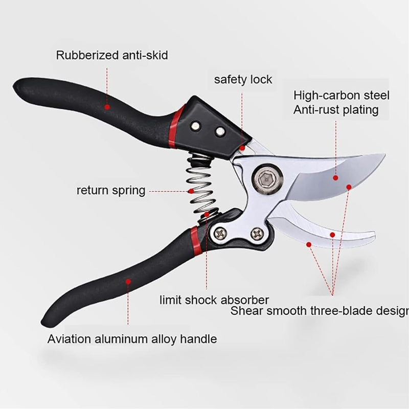 📣2025 Necessary For Pruning ✂️Pruning Shears with Locking Safety Feature