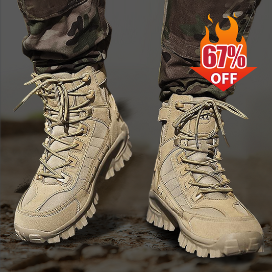 🥾ÚLTIMO DIA – 67% OFF! 🔥Botas Táticas Esportivas – Impermeáveis e Antiderrapantes, Punho Reforçado para Uso Outdoor/Treinamento/Militar⚡📦