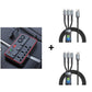 Carregador Multifuncional para Carro com Tomadas CA e USB