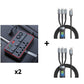 Carregador Multifuncional para Carro com Tomadas CA e USB