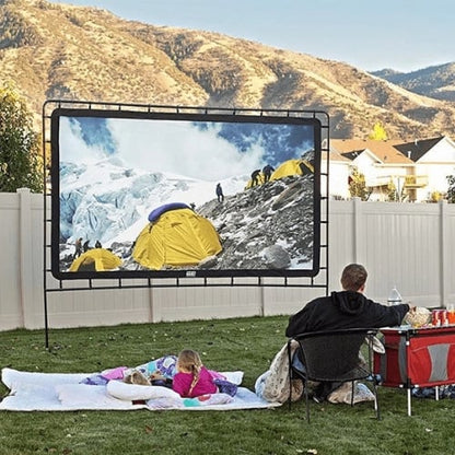 📺 Tela de Cinema Gigante Portátil para Área Externa