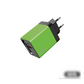Carregador de celular com carregamento rápido de 65W, bloco carregador com cabo Tipo-C retrátil de 80 cm