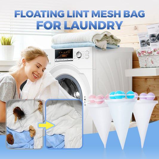 🥳PROMOÇÃO 2026🥳💞MAIS DE 50 MIL UNIDADES VENDIDAS!🧺🧼 COMPRE 1 LEVE 2 GRÁTIS! Saco de Tela Flutuante para Fiapos – Retém cabelos e fiapos, reutilizável, protege a máquina de lavar e o ralo. 🚿✨