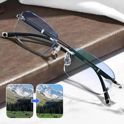 ✨Novos óculos de leitura de dupla função com lentes de safira anti-luz azul de alta dureza✨