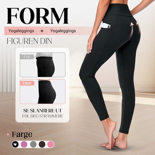 🎀Leggings de yoga de alta cintura com reforço nas nádegas, controle abdominal e bolsa lateral. Esses leggings oferecem o melhor em comodidade e estilo para suas sessões de yoga! 🧘‍♀️