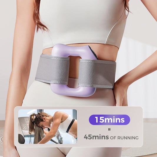 🌲 Promoção Especial de Natal 🌲 Massageador Manual de 5 Velocidades com Cinto Ajustável