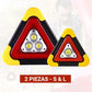 🚗Oferta Especial – 50% de Desconto🆘**3-EM-1** Lanterna Sinalizadora Solar Triangular para Margem de Estrada✨