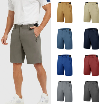 🔥ÚLTIMO DIA DE PROMOÇÃO – 50% DE DESCONTO!👍Bermuda Masculina Casual, Trabalho e Golf – Elástica e Secagem Rápida