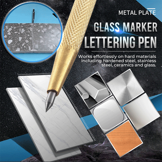 ✍️ Caneta para Letreiro em Placa de Metal e Vidro (50% OFF)