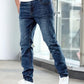 ✨ Calça Jeans Reta Clássica Masculina – Corte Tradicional ✨