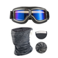 🥽🏍️Óculos para capacete moto vintage – proteção UV, antiembaçante e alça ajustável🛡️
