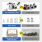 🔥Super Promoção 50% de Desconto💥Kit de porcas rebite com inserto rosqueado de cabeça plana