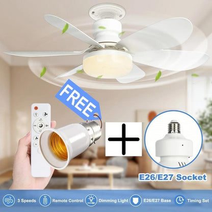 ⏰ÚLTIMO DIA DE PROMOÇÃO 50% DE DESCONTO🔥 Ventilador de Teto LED SmartBreez™ 40W – 52cm, Super Silencioso com Controle Remoto 🎯 | Ideal para Quarto 😴, Cozinha 👩‍🍳 e Garagem 🛠️