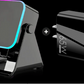 🔥Oferta limitada de 50% de desconto!🔥 Caixa de som Bluetooth sem fio 5 em 1 com função de indução (carregamento por indução) e suporte ajustável para celular.
