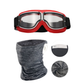 🥽🏍️Óculos para capacete moto vintage – proteção UV, antiembaçante e alça ajustável🛡️