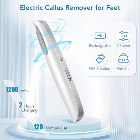 🔥 PROMOÇÃO 50% DE DESCONTO 🔥 Esfoliador Elétrico para Pés – Para uma Pele Lisa e Saudável