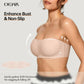 💞Sutiã Faixa Sem Alças Feminino Modelador, Antideslizante, Sem Armação, Com Bojo, Invisível e Confortável🧸