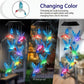 🦋Deixe seu jardim ainda mais bonito✨Carrilhões solares com design criativo de pássaros