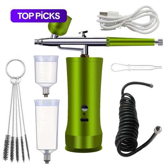🖌️ Kit Completo de Aerógrafo Elétrico com Compressor ⚙️