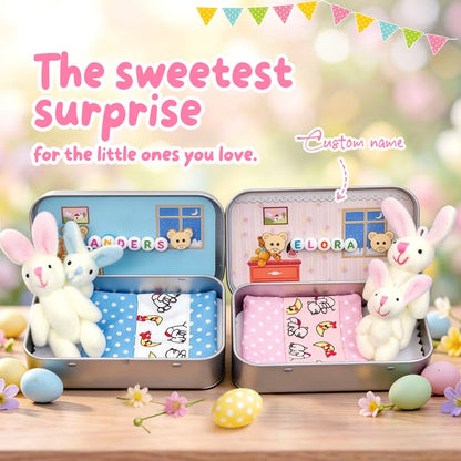🎉Melhor Presente de Páscoa – 50% OFF🎁🐇Bolsinha de Pelúcia Pequena Coelhinha Mummy
