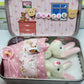🎉Melhor Presente de Páscoa – 50% OFF🎁🐇Bolsinha de Pelúcia Pequena Coelhinha Mummy