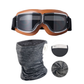 🥽🏍️Óculos para capacete moto vintage – proteção UV, antiembaçante e alça ajustável🛡️