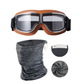 🥽🏍️Óculos para capacete moto vintage – proteção UV, antiembaçante e alça ajustável🛡️