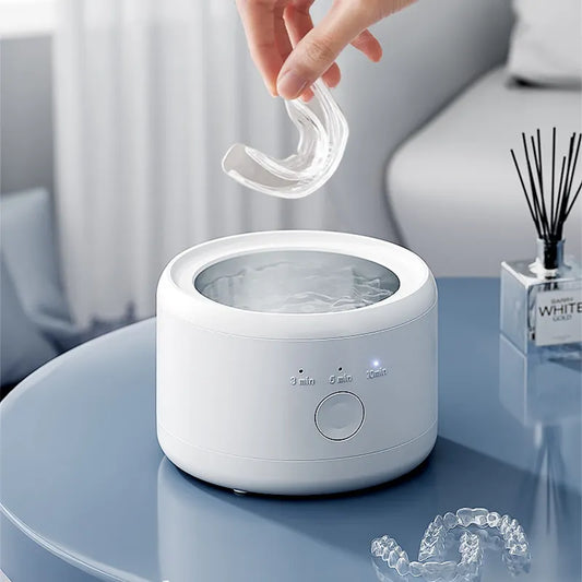 🔥 Compre 2 unidades e ganhe 20% de desconto + frete grátis 🔥 Máquina de limpeza ultrassônica para aparelhos dentários pequenos