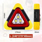 🚗Oferta Especial – 50% de Desconto🆘**3-EM-1** Lanterna Sinalizadora Solar Triangular para Margem de Estrada✨