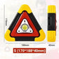 🚗Oferta Especial – 50% de Desconto🆘**3-EM-1** Lanterna Sinalizadora Solar Triangular para Margem de Estrada✨