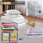 🥳PROMOÇÃO 2026🥳💞 50 mil+ vendidos! 👵🧓 50% OFF! Kit armazenamento aspirador sem fio – 15 sacos, bomba 140L/min. Reduz volume de roupas, economiza espaço. Impermeável e reutilizável. Essencial para viagens. 🎒⚡