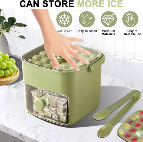 ❄️Geladeira portátil com tampa e caixa de armazenamento🧊