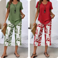 👚 50% DE DESCONTO AGORA! 🔥 Conjunto Blusa Gola Redonda Solta e Calça Pantalona – Tecido macio, modelagem fluida e ideal para o dia a dia 🌸