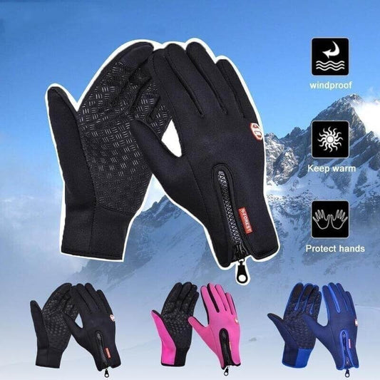 📱Compatível com tela sensível ao toque🔥Luvas térmicas quentes para ciclismo, corrida e direção de carro🧤