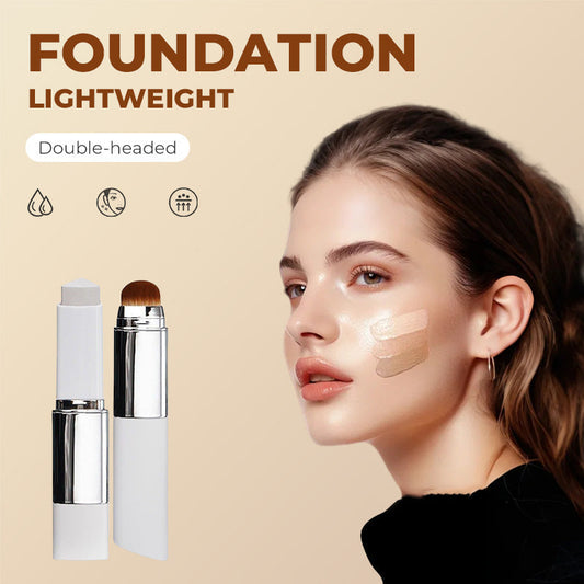 🎉COMPRE 1 LEVE 1 GRÁTIS🎉[PRODUTO OFICIAL] Bastão de Creme Corretivo V com Pincel Removível - Base Coreana Muda de Tom com Cápsulas de Colágeno (12,7g)