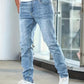 ✨ Calça Jeans Reta Clássica Masculina – Corte Tradicional ✨