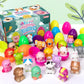 🔥Melhor presente para Páscoa - 50% DE DESCONTO - 🎁24 UNIDADES DE OVOS DE PÁSCOA PRÉ-CHEIOS COM BRINQUEDOS SLOW RISING SQUISHY