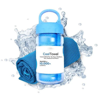 ⏰ ÚLTIMO DIA! Compre 1, Ganhe 1 GRÁTIS ❄💦 Toalha refrescante anti suor frio, use onde e quando quiser! Reutilizável, macia, absorvente, portátil — Pronta entrega no Reino Unido 🇬🇧