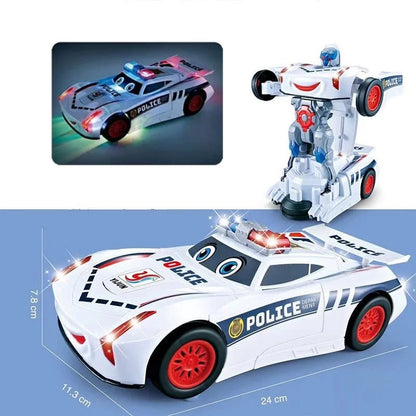 Hot Sale🔥Automatic Obstacle Avoidance Electric Transformer Toy Car