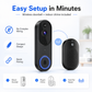 💐 50% DE DESCONTO AGORA! 📱 Campainha Inteligente HD – Acesso remoto e alertas instantâneos – Vídeo nítido, detecção de movimento e áudio bidirecional, ideal para segurança residencial 🚪