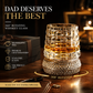 ✨ Cristal refinado com acabamento em formato de diamante 💎 🔄 Rotação total de 360° – um design exclusivo, pensado para verdadeiros apreciadores de bebidas finas. 🥃🍷