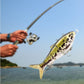 🔥50% DE DESCONTO🐟Isca de pesca robótica com múltiplas articulações e LED⚡️Compra uma vez, usa infinitas vezes❗️
