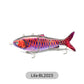🔥50% DE DESCONTO🐟Isca de pesca robótica com múltiplas articulações e LED⚡️Compra uma vez, usa infinitas vezes❗️