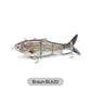 🔥50% DE DESCONTO🐟Isca de pesca robótica com múltiplas articulações e LED⚡️Compra uma vez, usa infinitas vezes❗️