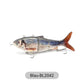 🔥50% DE DESCONTO🐟Isca de pesca robótica com múltiplas articulações e LED⚡️Compra uma vez, usa infinitas vezes❗️