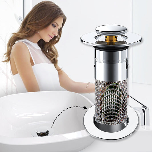 🚰COMPRE 1 LEVE 1 GRÁTIS!✨Filtro ralo universal para pia retrátil, retém sujeiras evita entupimentos, fácil de limpar e super resistente🛠️📦