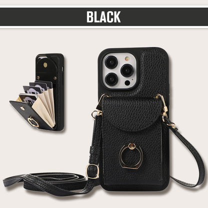 Multi-functional Crossbody Phone Case with Pocket for iPhone Series