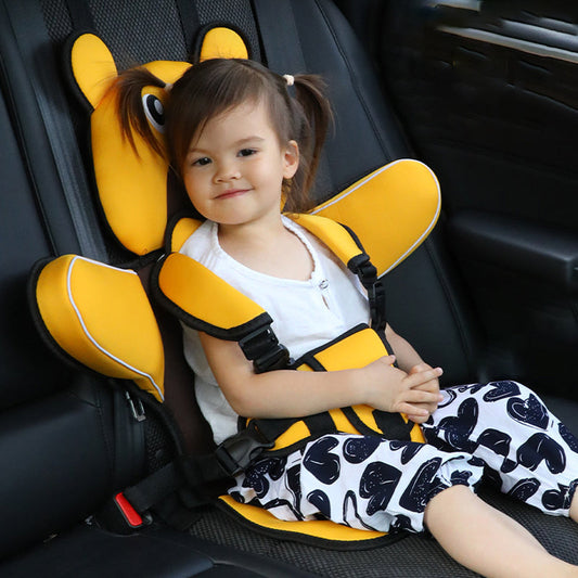 Children's Cartoon Portable Car Safety Seat